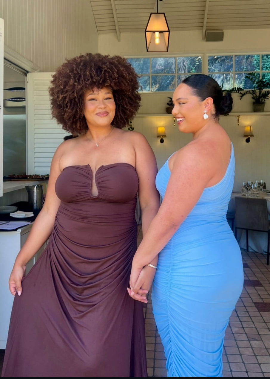Lilana Maxi Dress, Brown
