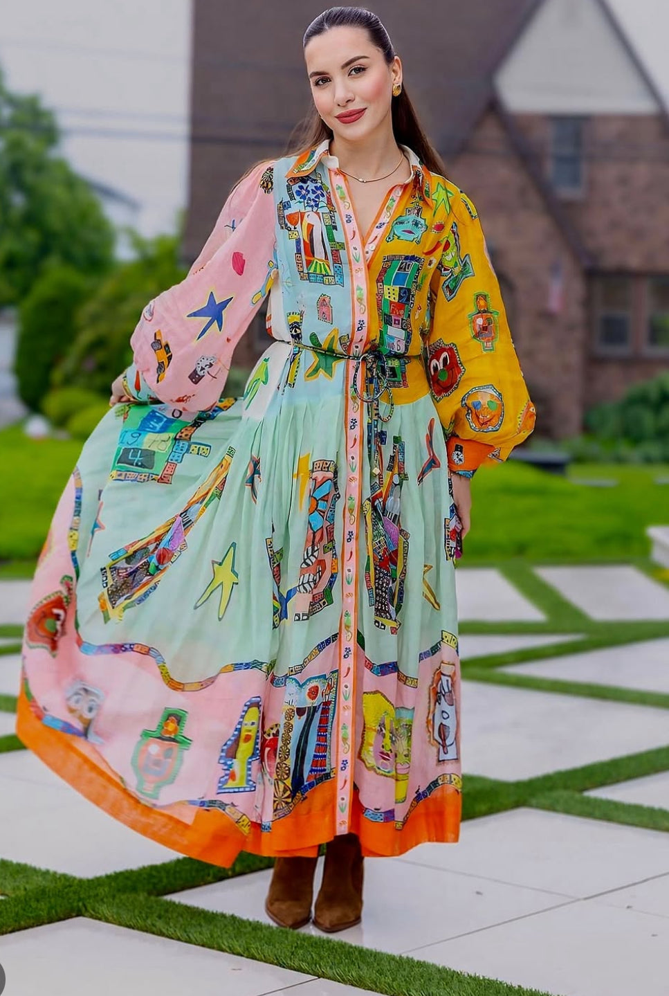 Alemais Players Shirtdress Multi