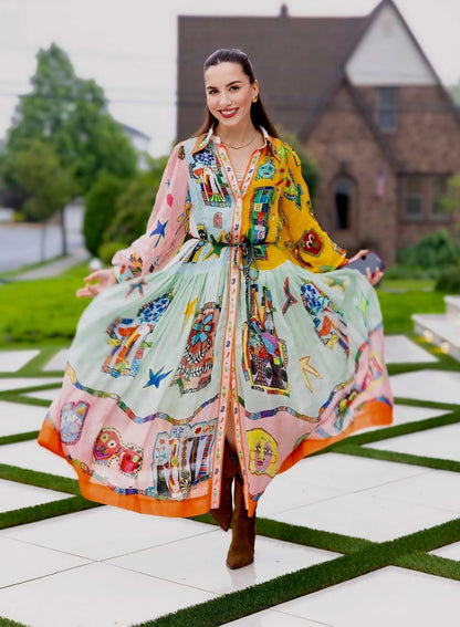 Alemais Players Shirtdress Multi
