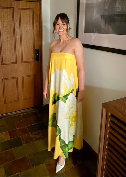 Acler Newmanny Maxi Dress, Yellow