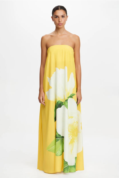 Acler Newmanny Maxi Dress, Yellow