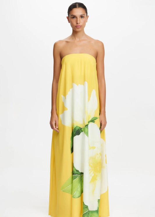 Acler Newmanny Maxi Dress, Yellow