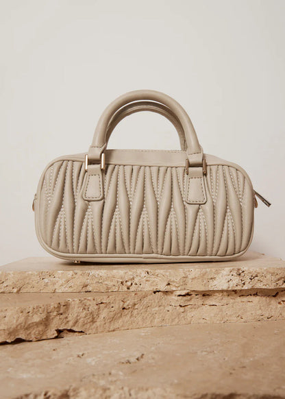 Tilda handle bag, oyster