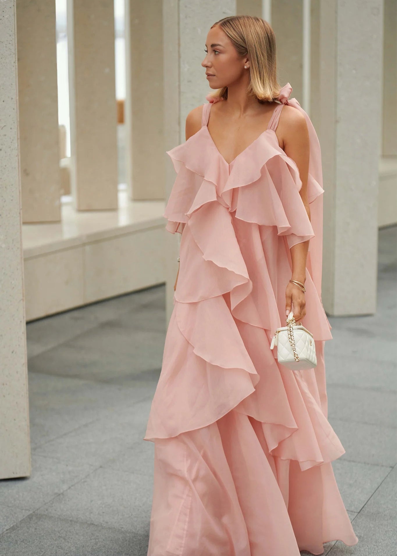Aje  Gracie Maxi Dress, Muted Rose