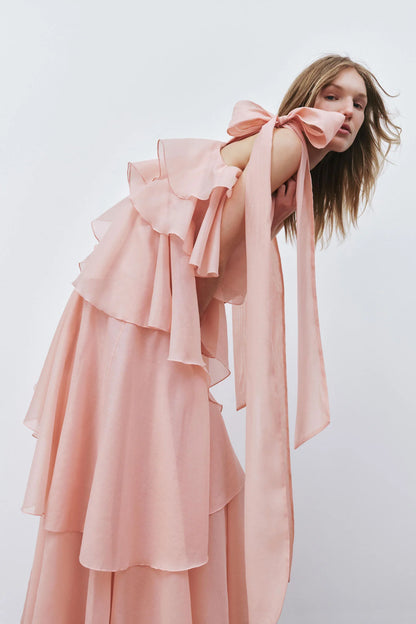 Aje  Gracie Maxi Dress, Muted Rose