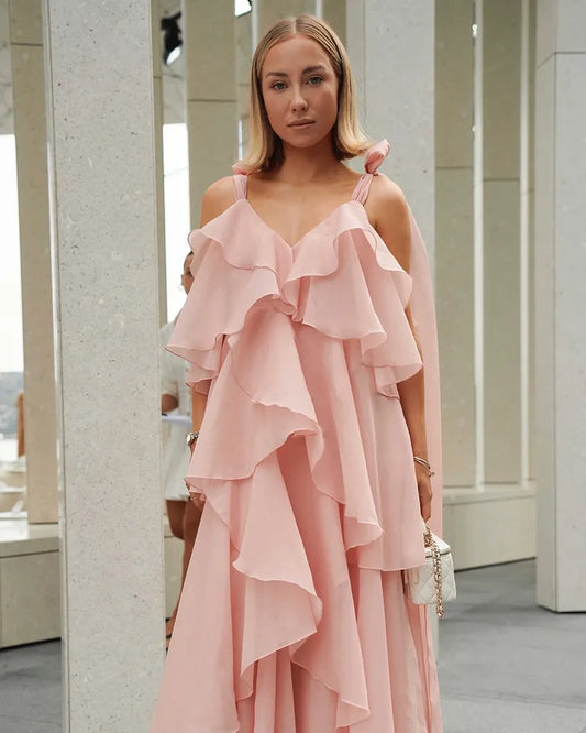 Aje  Gracie Maxi Dress, Muted Rose