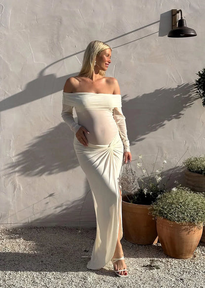 Bumpsuit Off The Shoulder Mesh Set