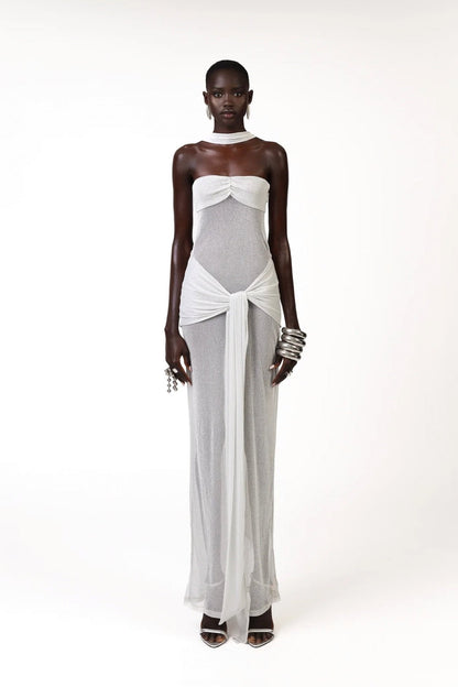 Khanums Kesca dress, silver