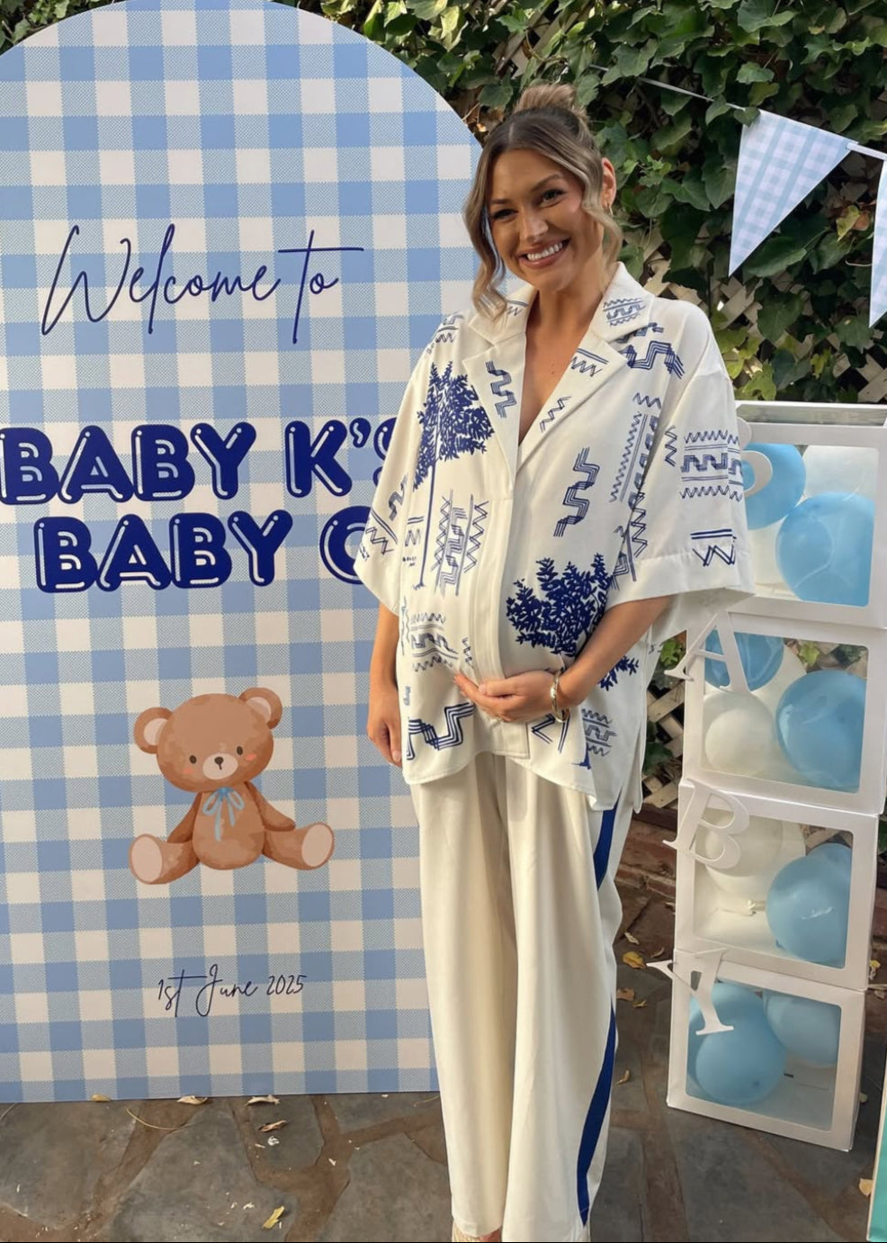 Camilla and Marc Cassia Blue Print Set