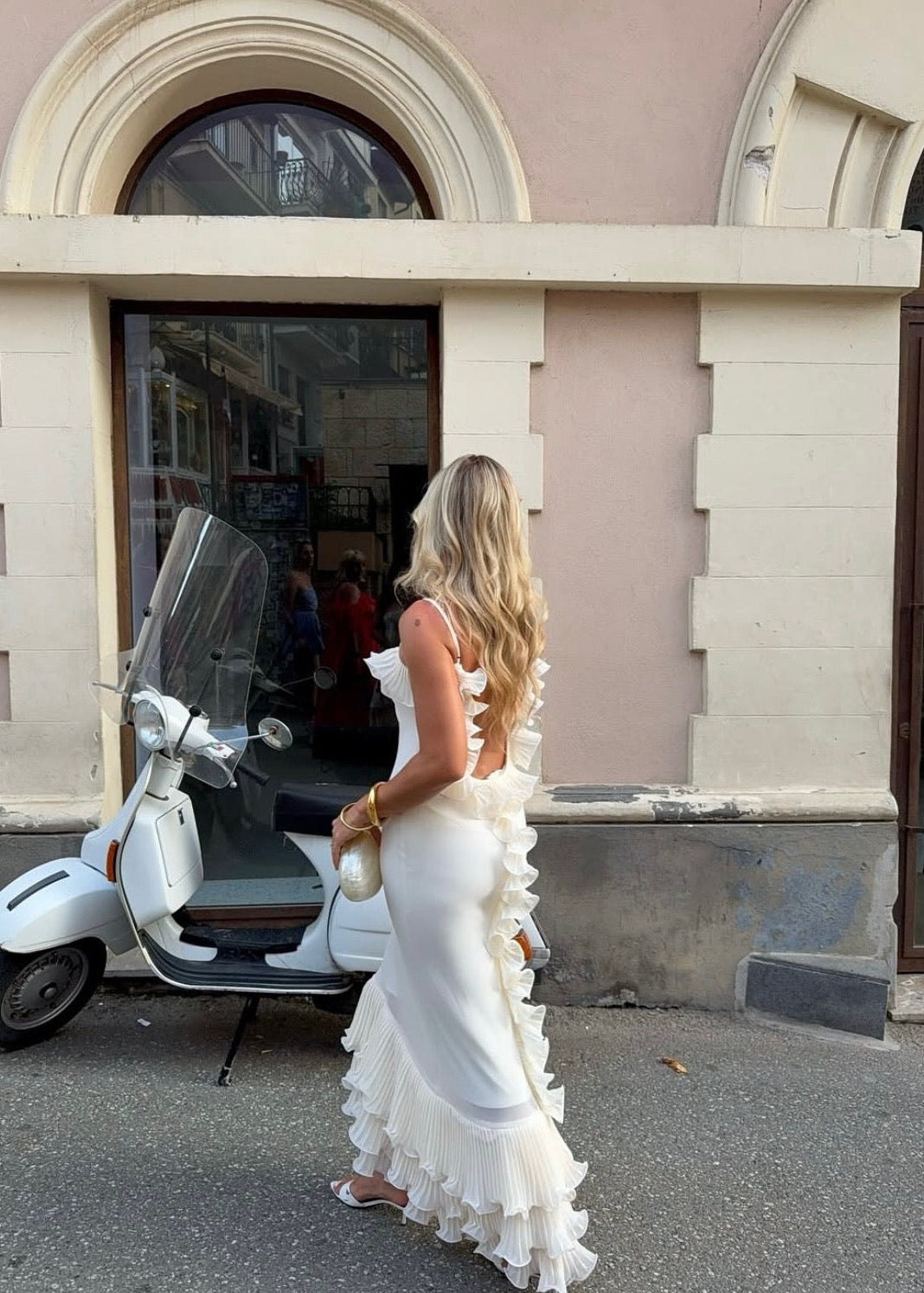 Delfi Delina Dress, Cream