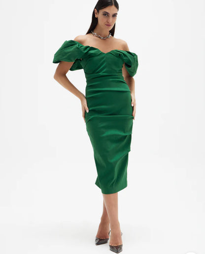 Rachel Gilbert Frey dress, green