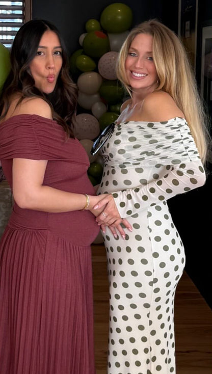 Thelma Dress in Birch Dot