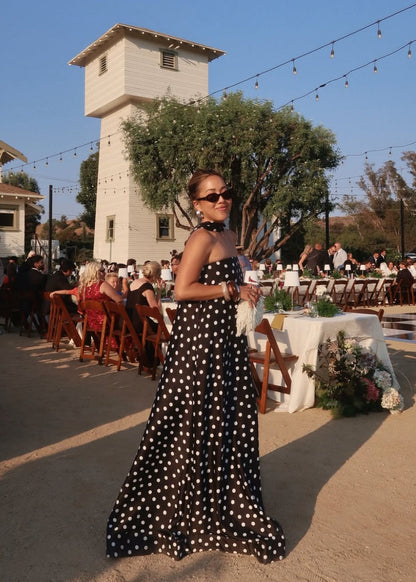 Tinsley Tube Dress, Polka Dot