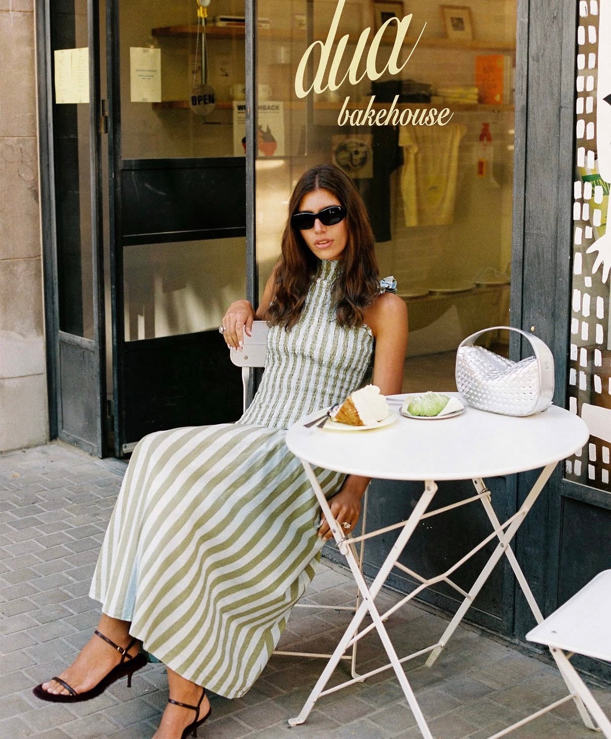 Gabrielle Dress, Chene Stripe