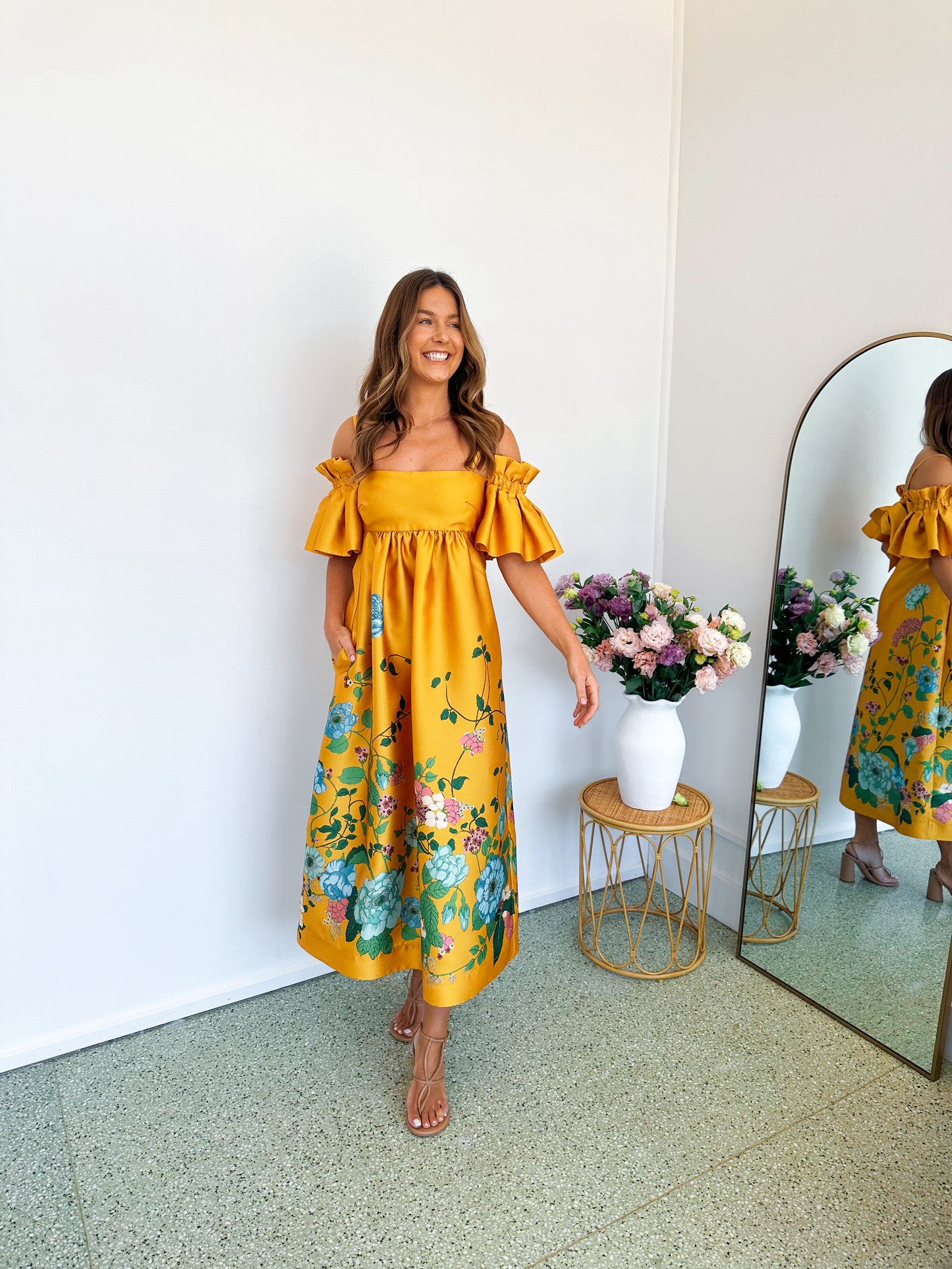 Alemais Dana Midi Dress