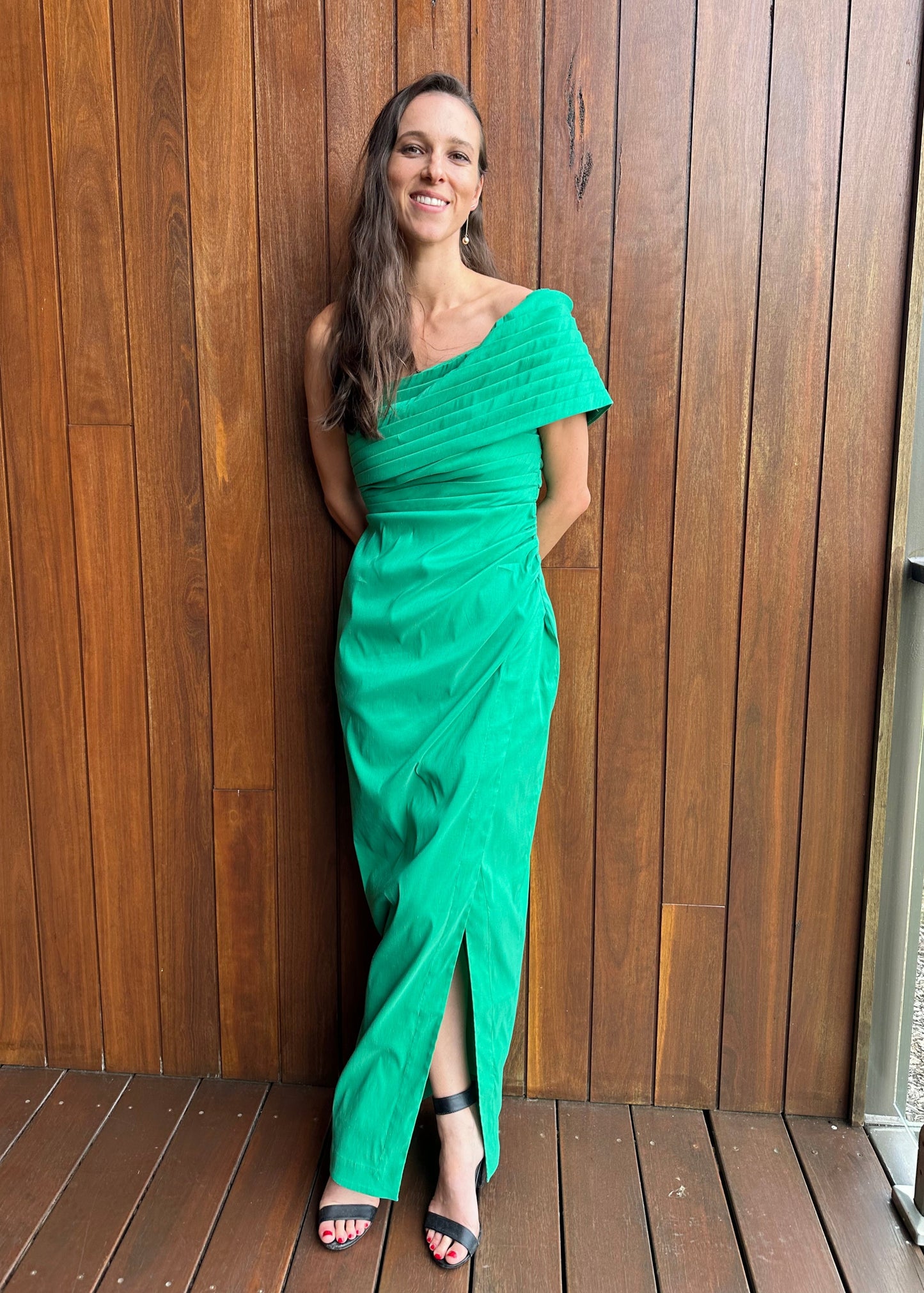 Sheike Giselle Gown, Green