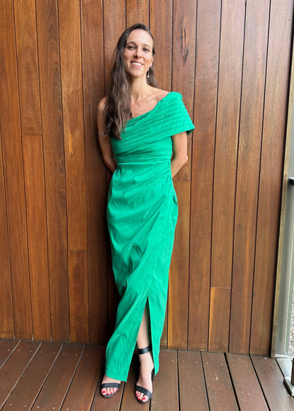 Sheike Giselle Gown, Green