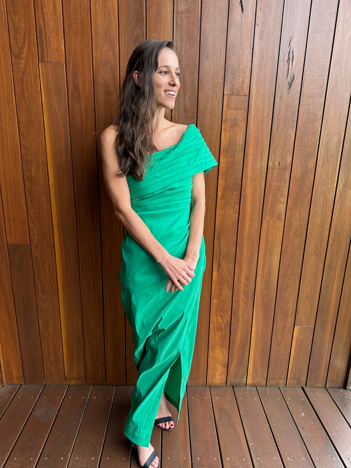 Sheike Giselle Gown, Green