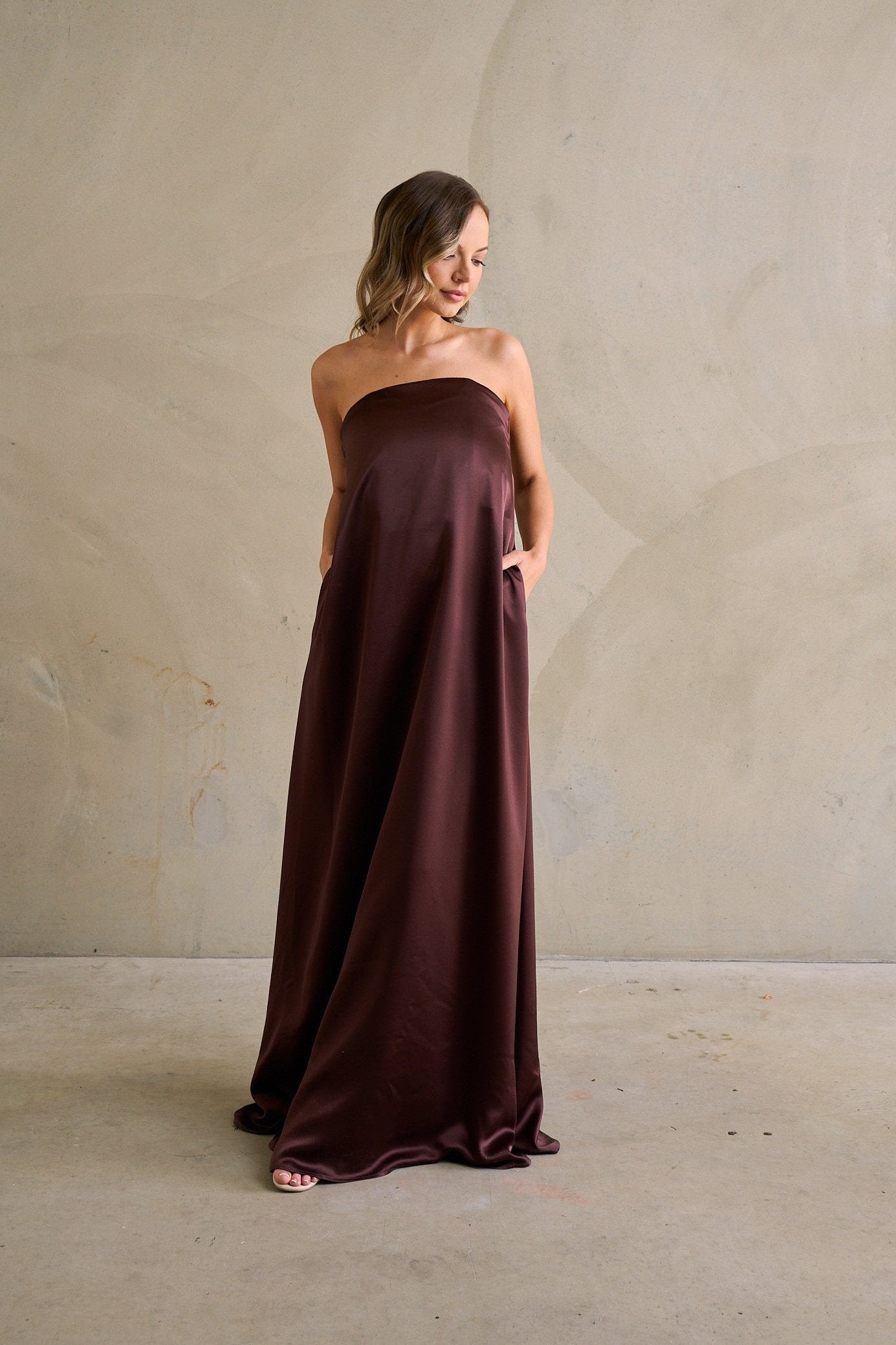 Anna Quan Delfina Dress, Chocolate