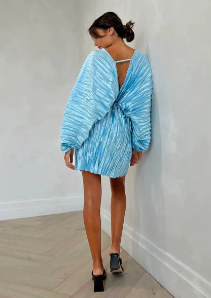 L'idée De Luxe Mini Dress, Sky Blue