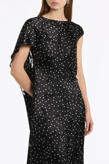 Carla Zampatti Pinspot Wrap Dress
