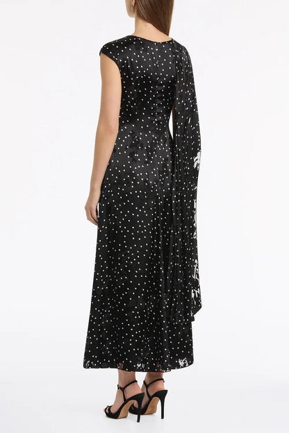 Carla Zampatti Pinspot Wrap Dress