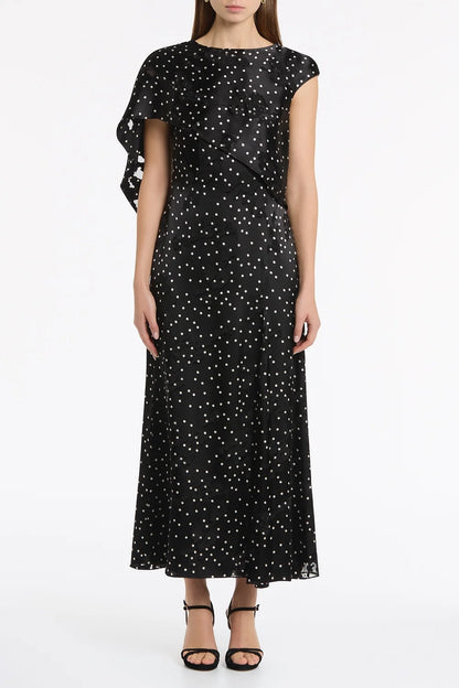 Carla Zampatti Pinspot Wrap Dress