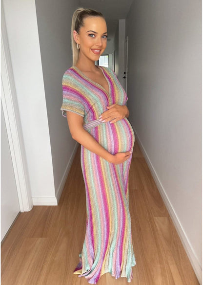 Missoni Rainbow Stripe Maxi Dress
