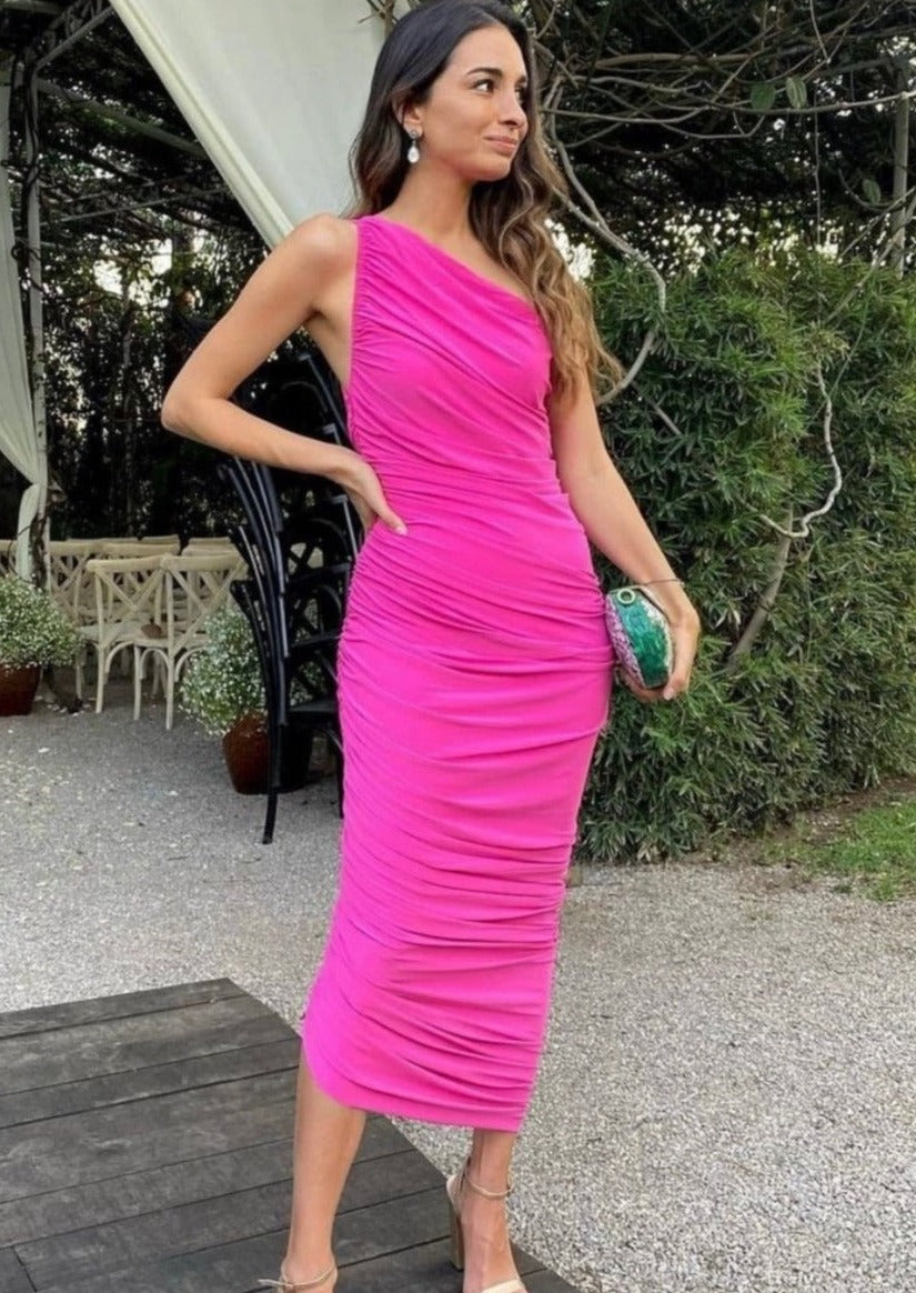 Norma Kamali Diana Dress, Pink