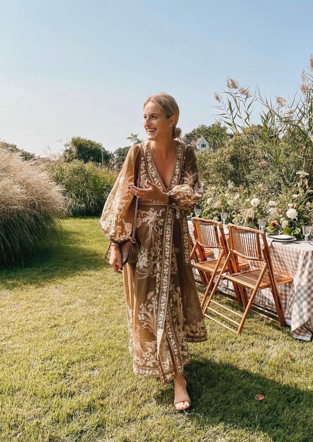 Zimmermann wrap dress hire sale